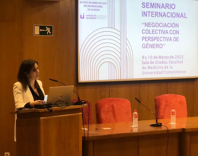 Paula Ruiz en la Universidad Complutense de Madrid