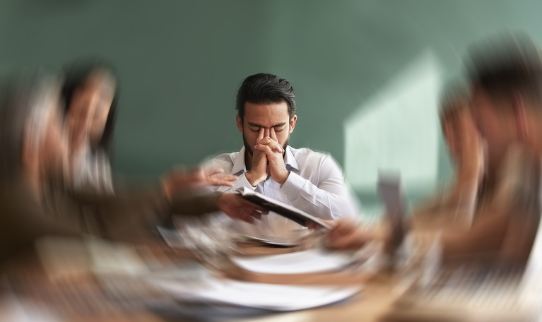 personas con estrés laboral