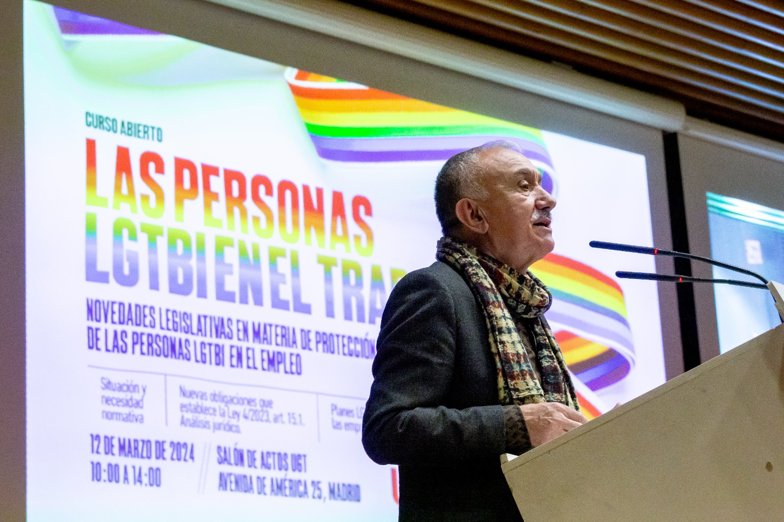 pepe álvarez clausura seminario lgtbi