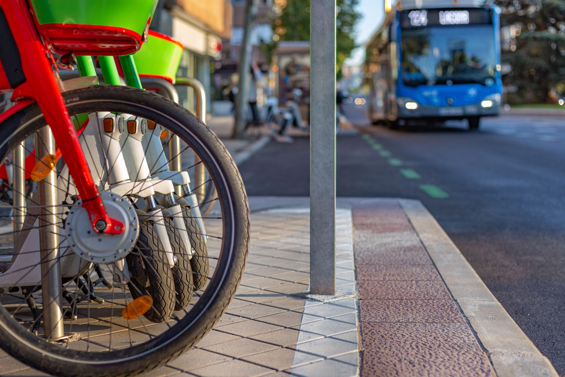 bicis y autobús