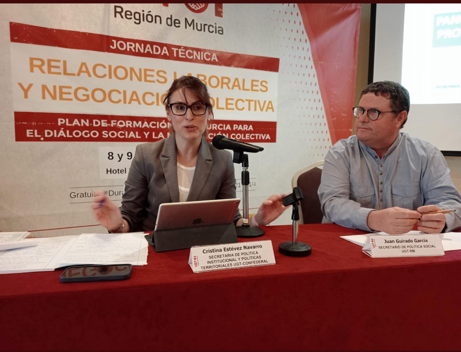 cristina estévez jornada murcia relaciones laborales