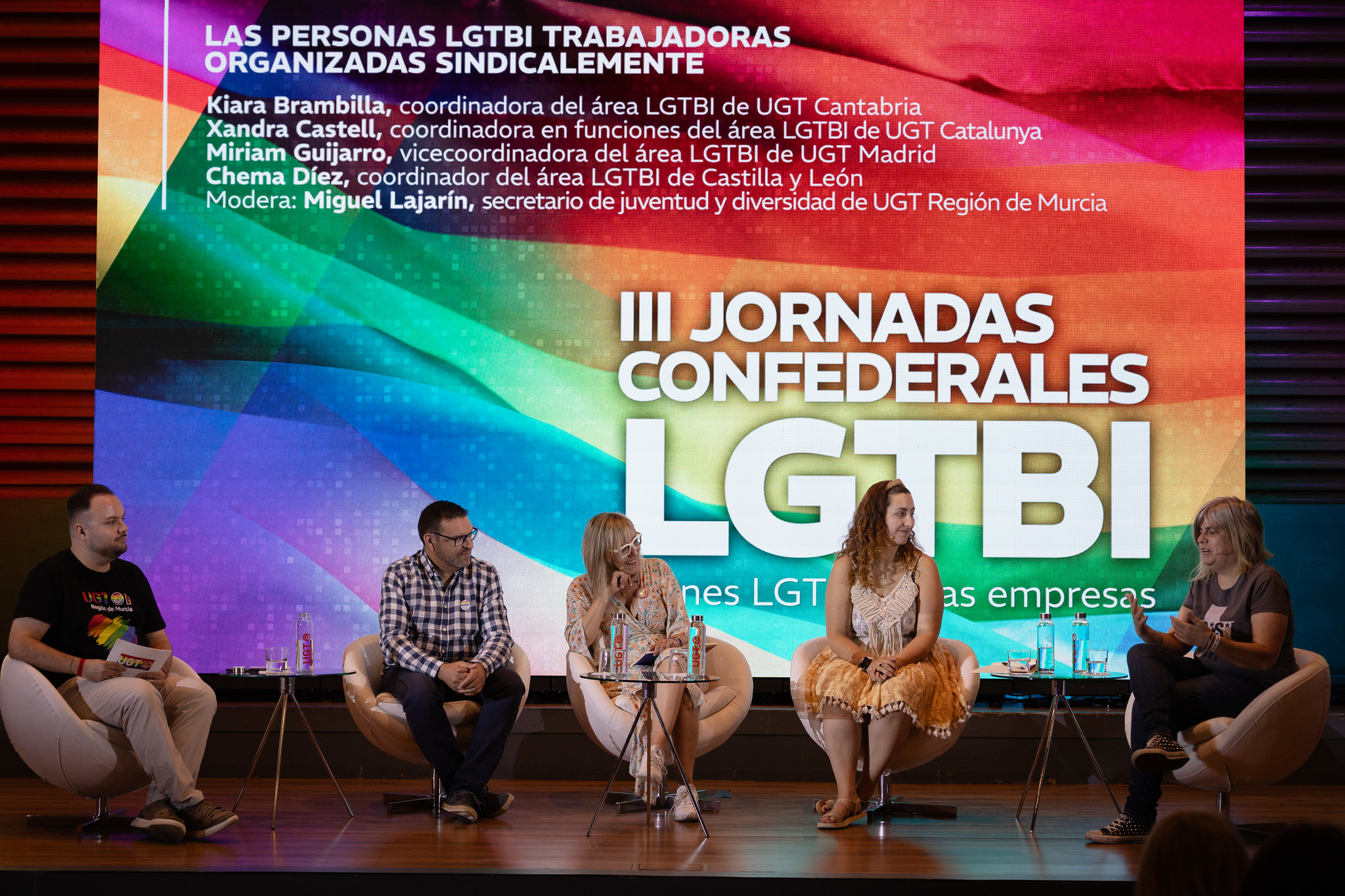 Kiara, Brambilla, Xandra Castell, Miriam Guijarro, Chema Díez, Miguel Lajarín