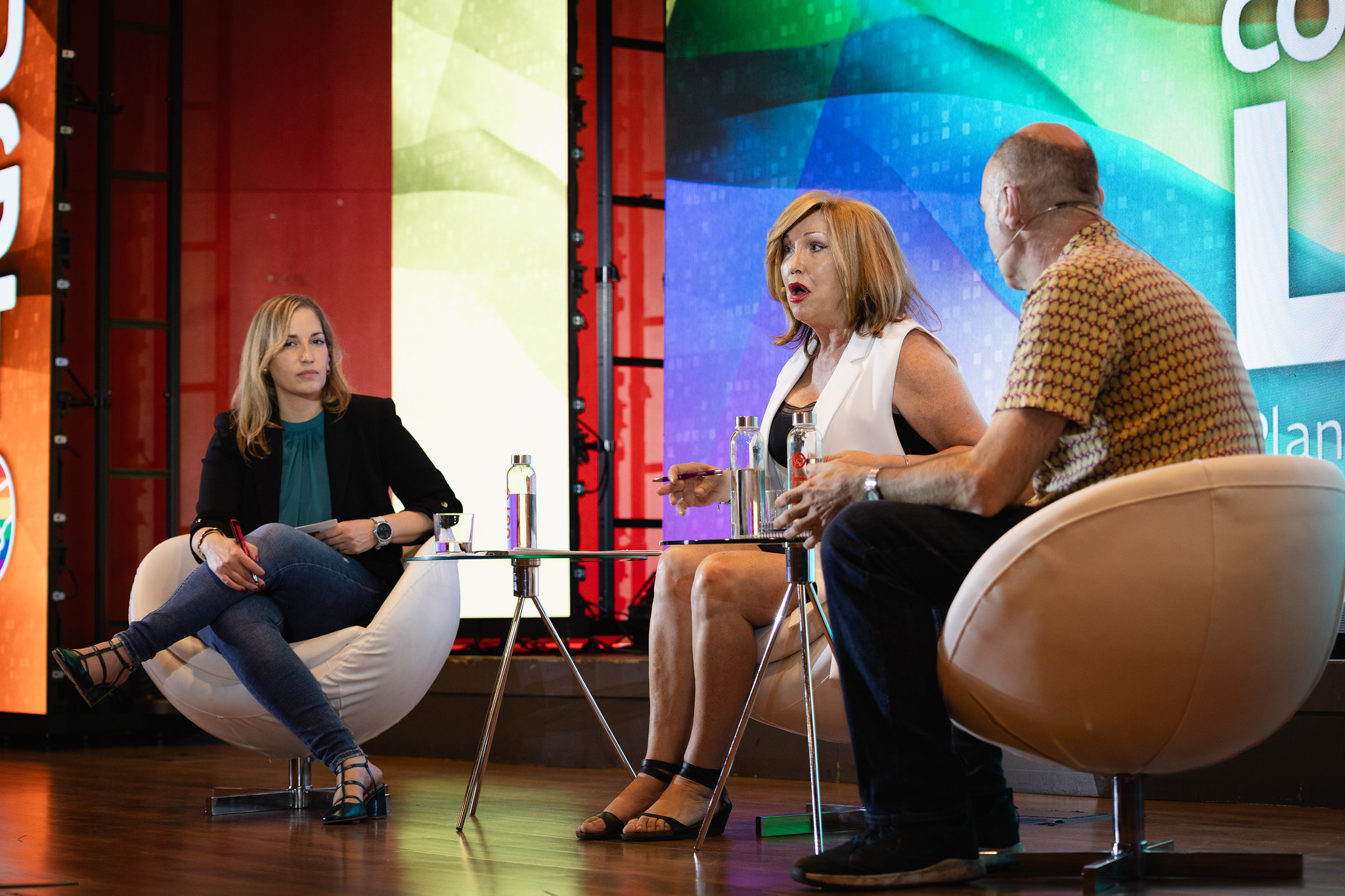 Marina Prieto, Mar Cambrollé, Eugeni Rodríguez