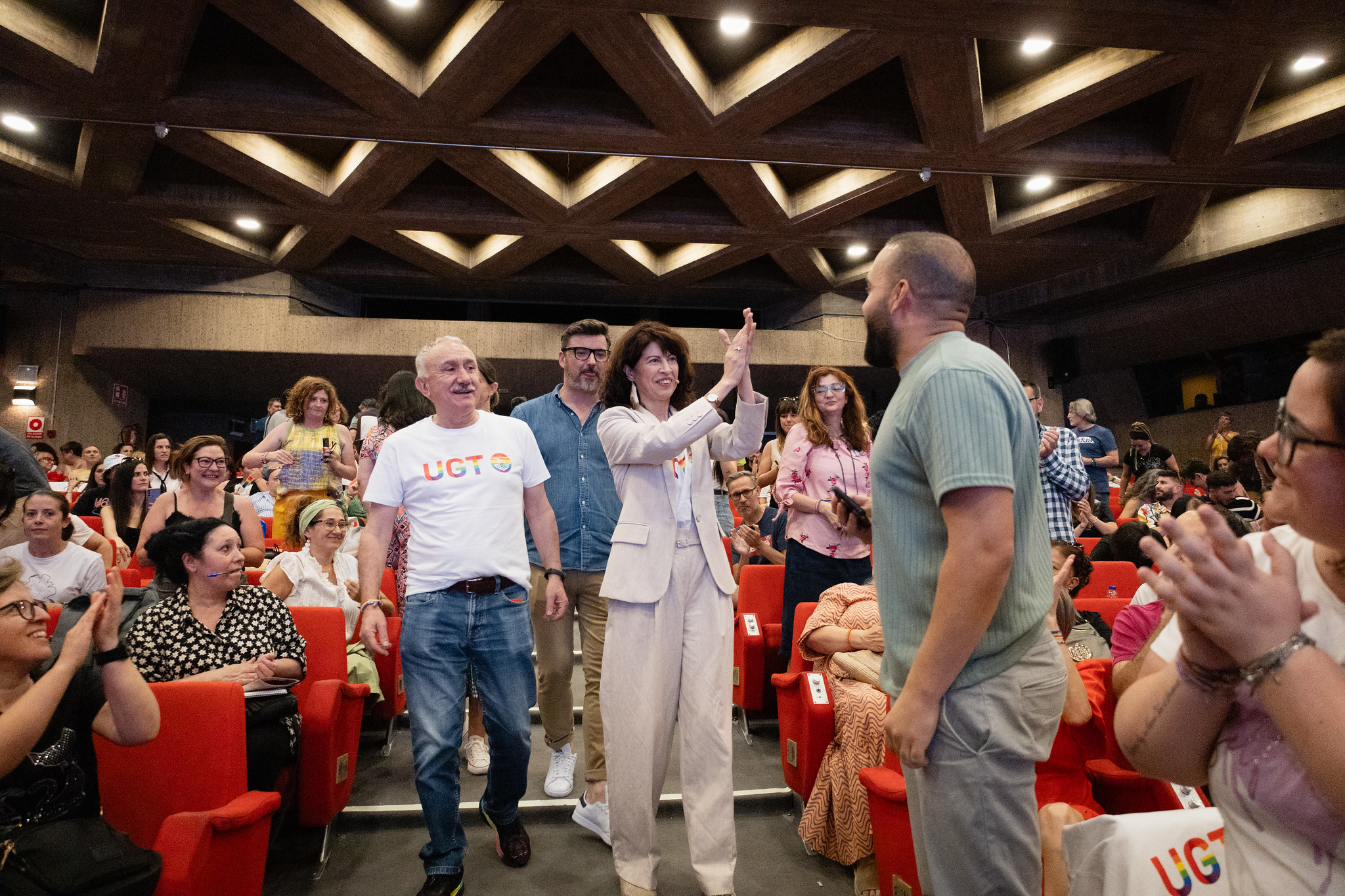 Llegada de Ana Redondo, ministra de Igualdad del Gobierno de España