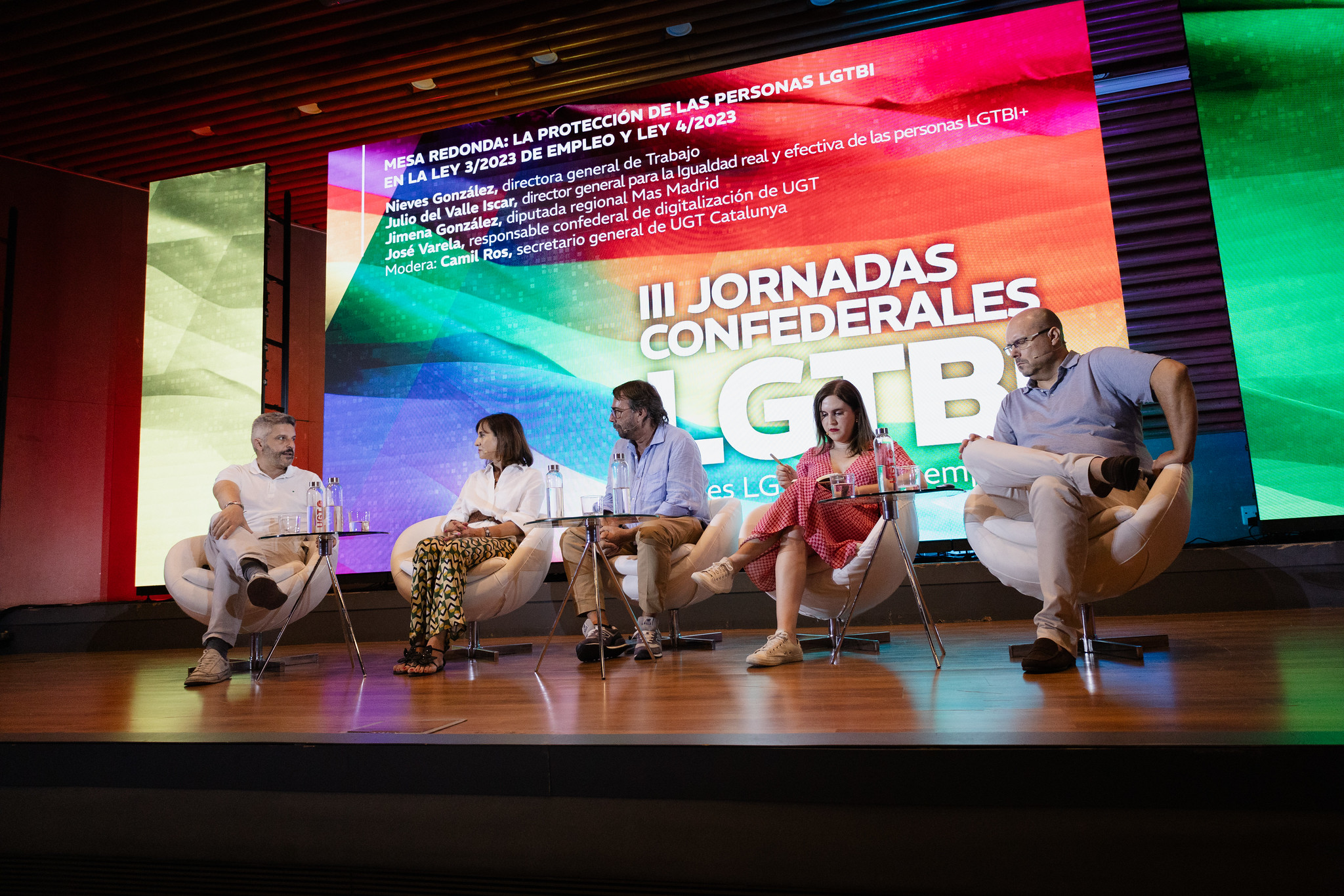 Un momento de la intervención de Julio del Valle Iscar