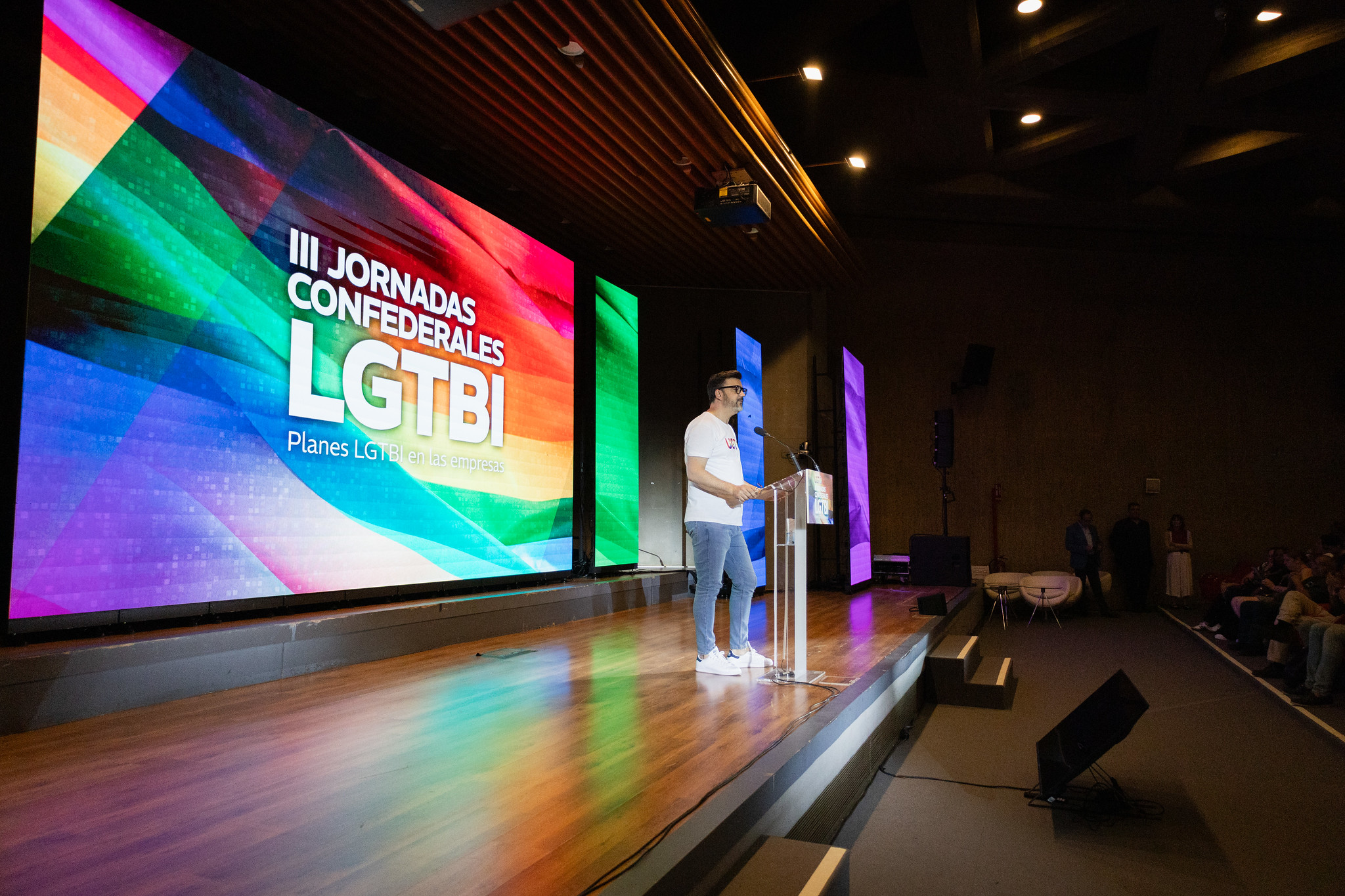 Toño Abad, responsable confederal de Acción LGTBI de UGT