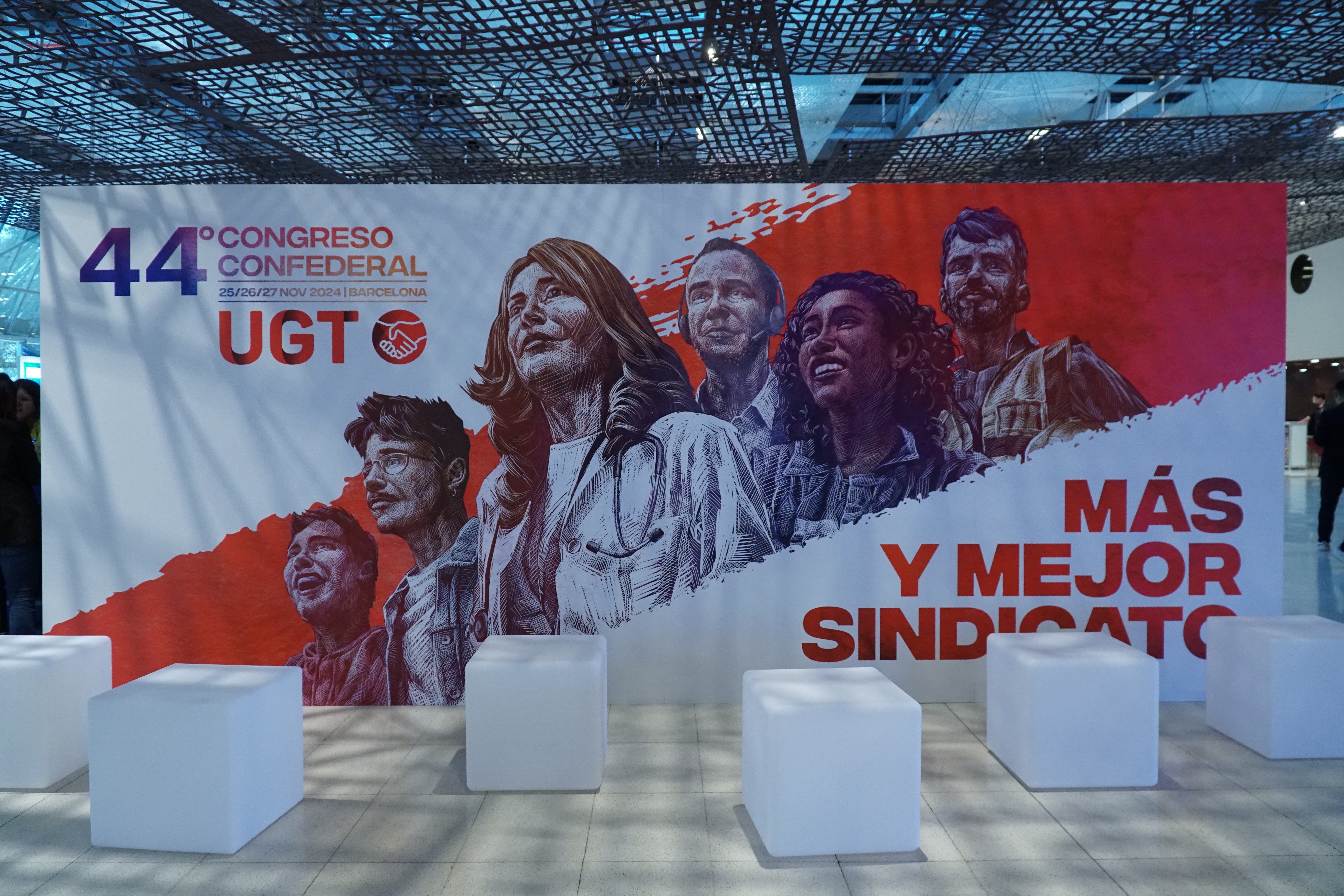 El CCIB se viste para el 44 Congreso Confederal de UGT