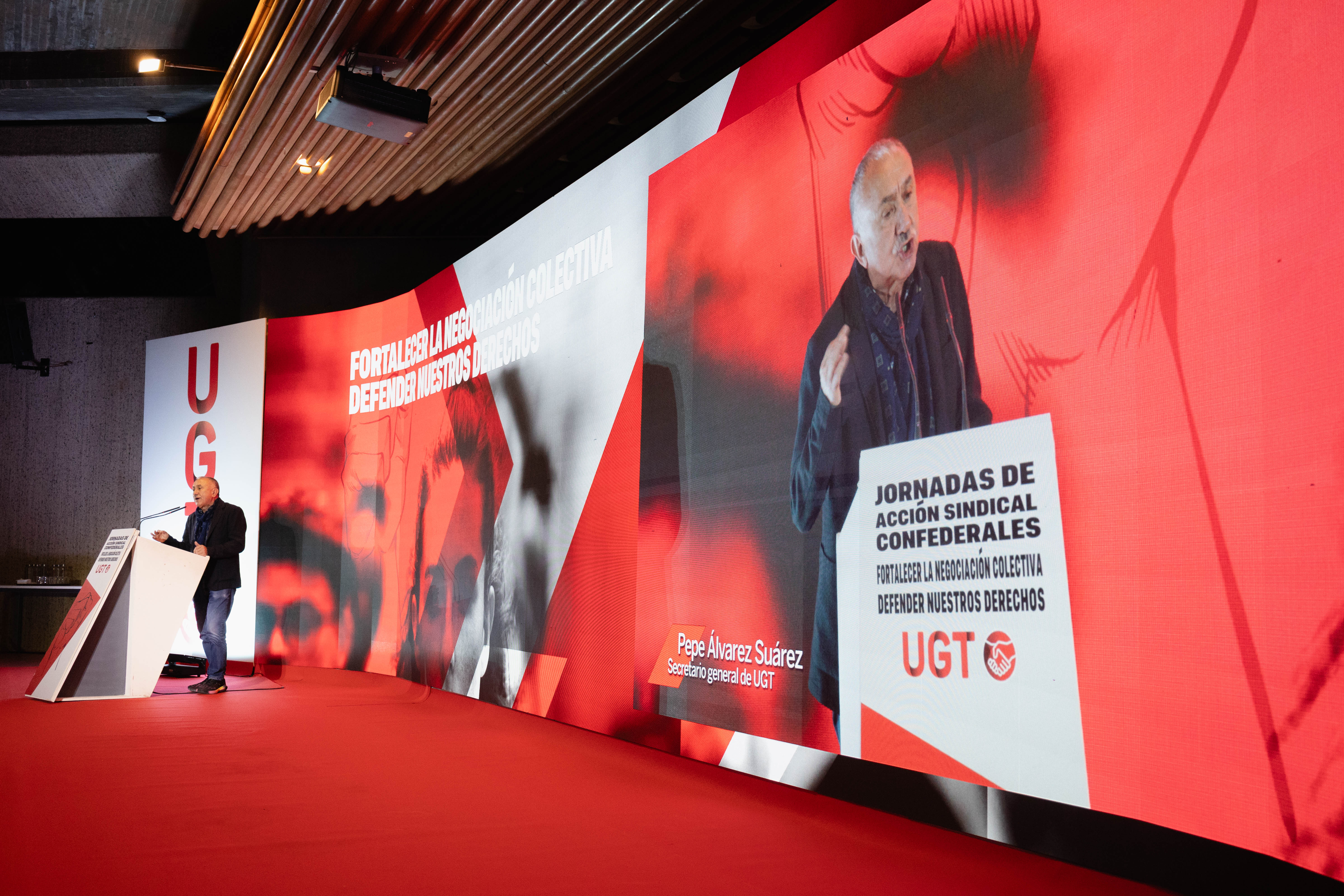 Pepe Álvarez, secretario general de UGT