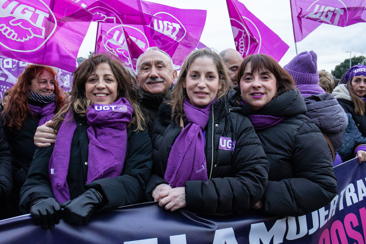 UGT en la manifestación 8M