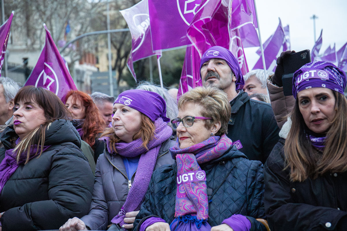 UGT en la manifestación 8M