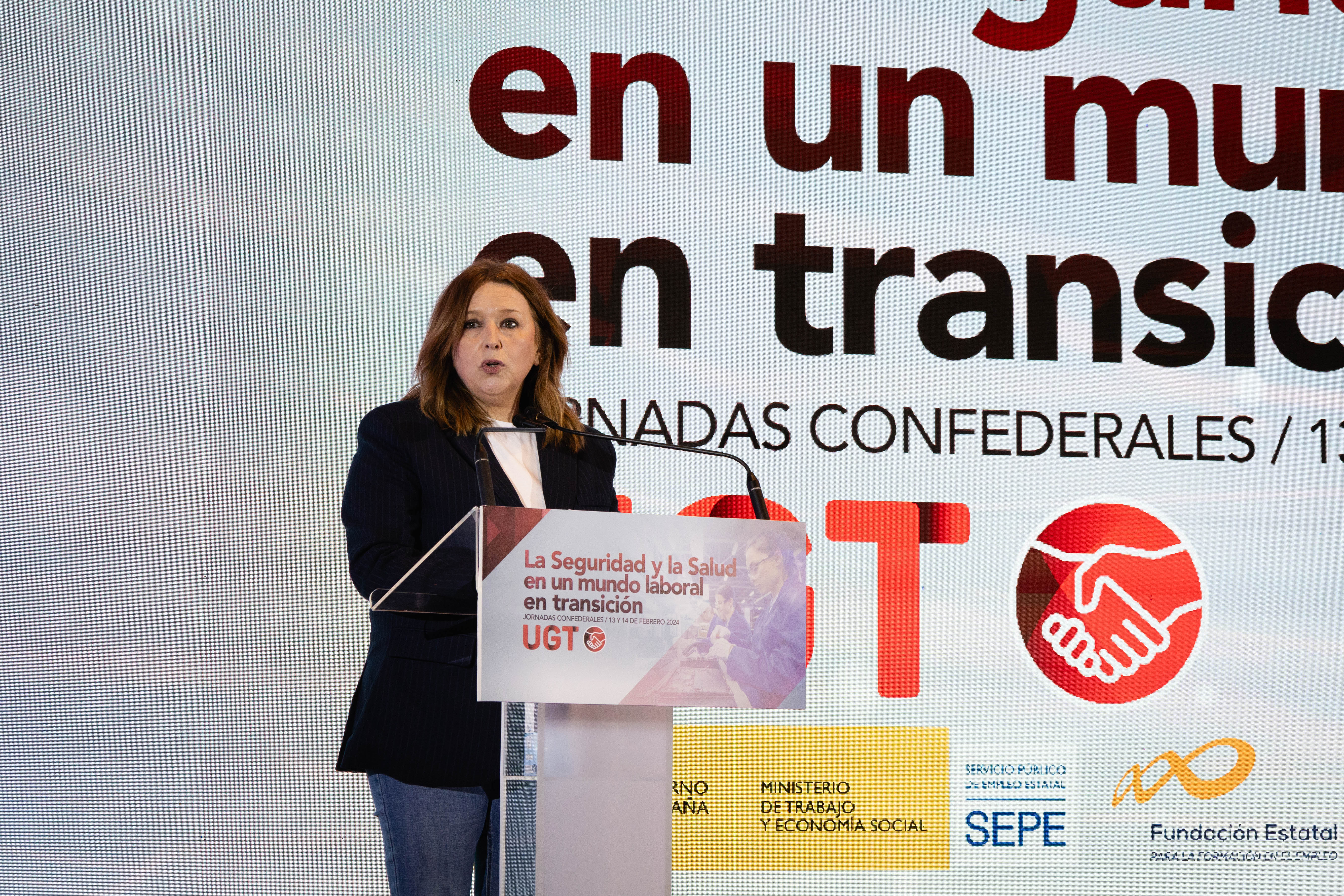 Ana García de la Torre en la apertura de las jornada