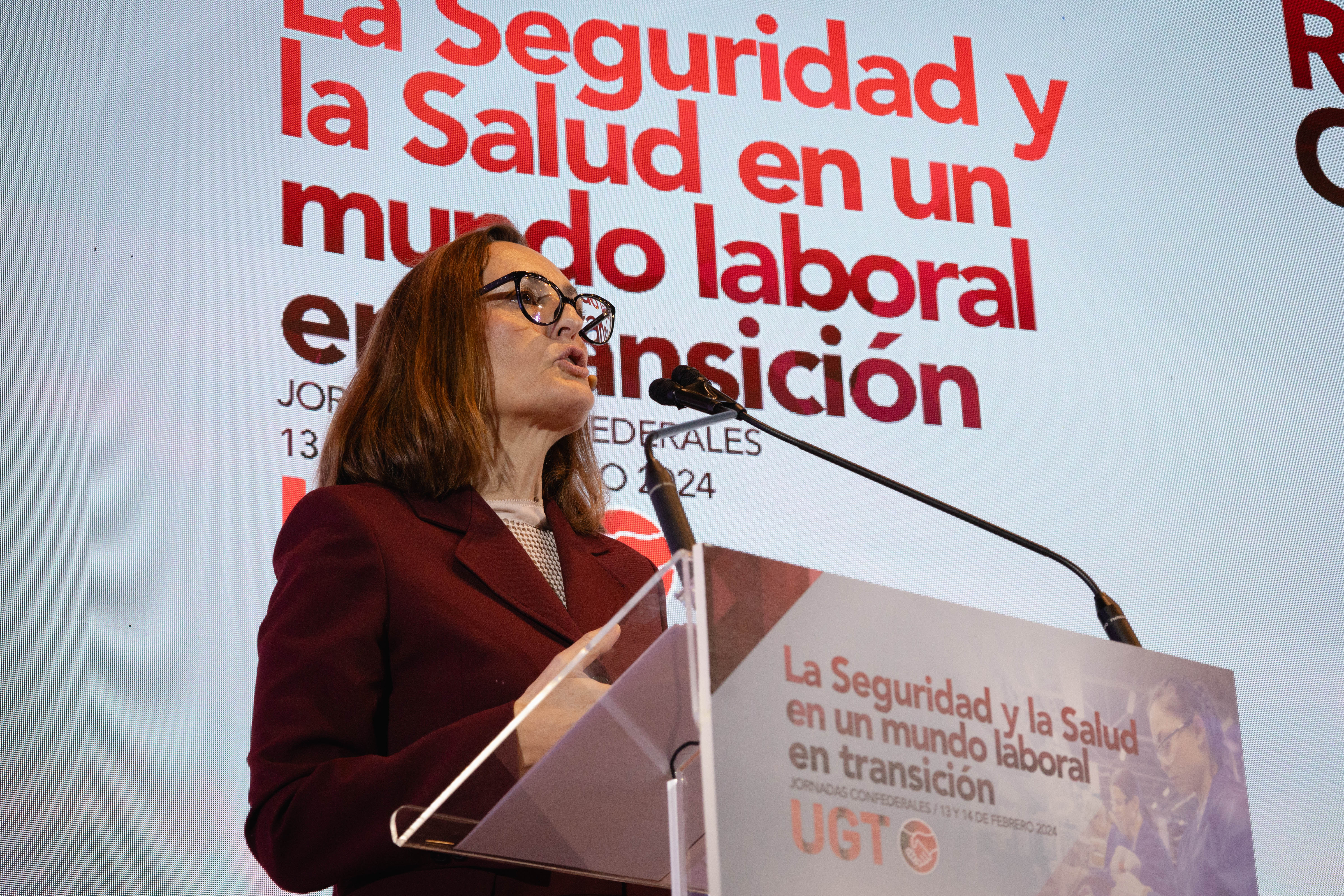 Mª Jesús Otero en su intervención