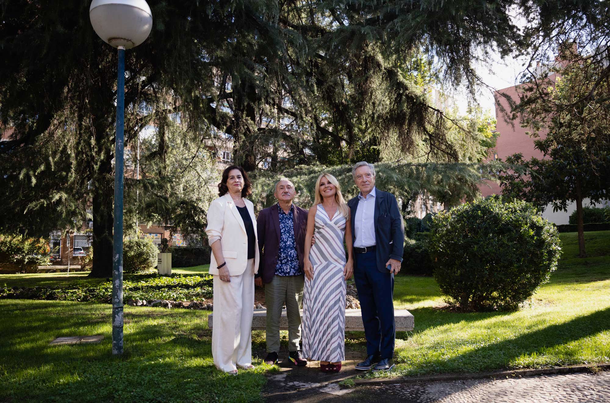 Isabel Navarro, Pepe Álvarez, Cayetana Guillén Cuervo e Iñaki Gabilondo