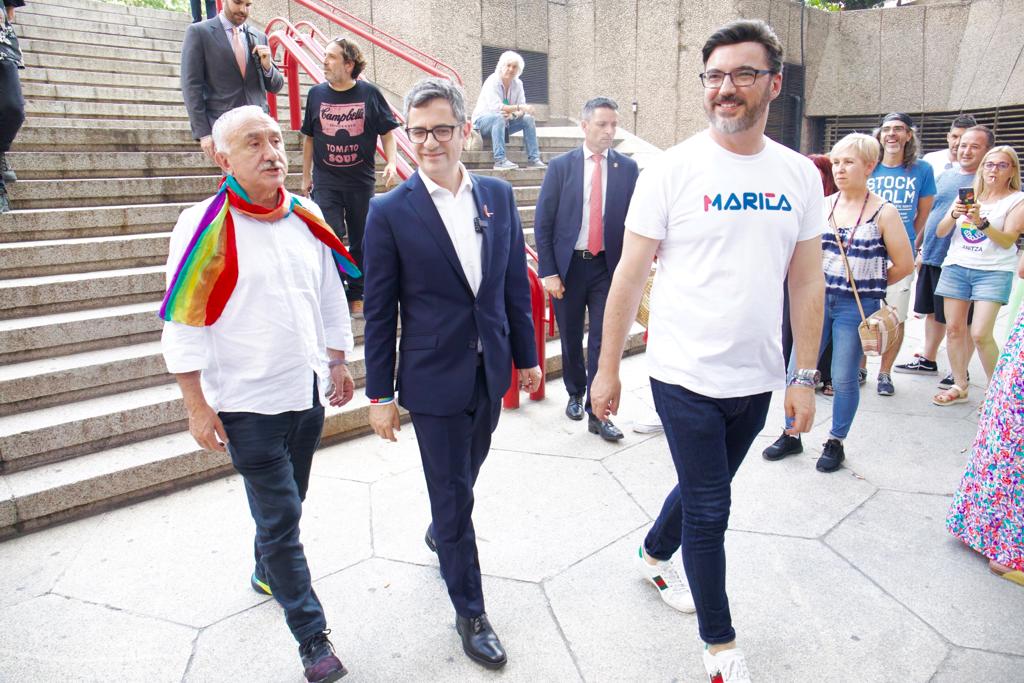 Pepe Álvarez, Félix Bolaños y Toño Abad