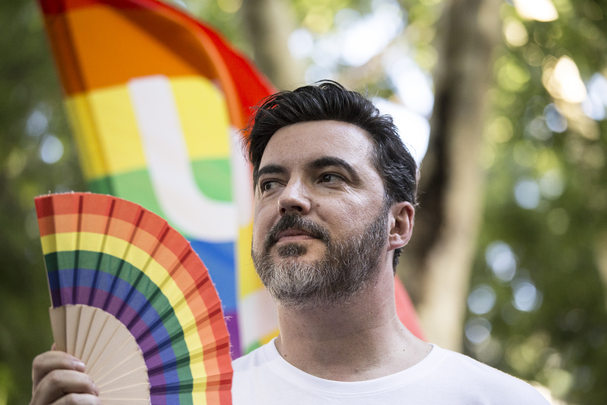 Toño Abad en el Orgullo