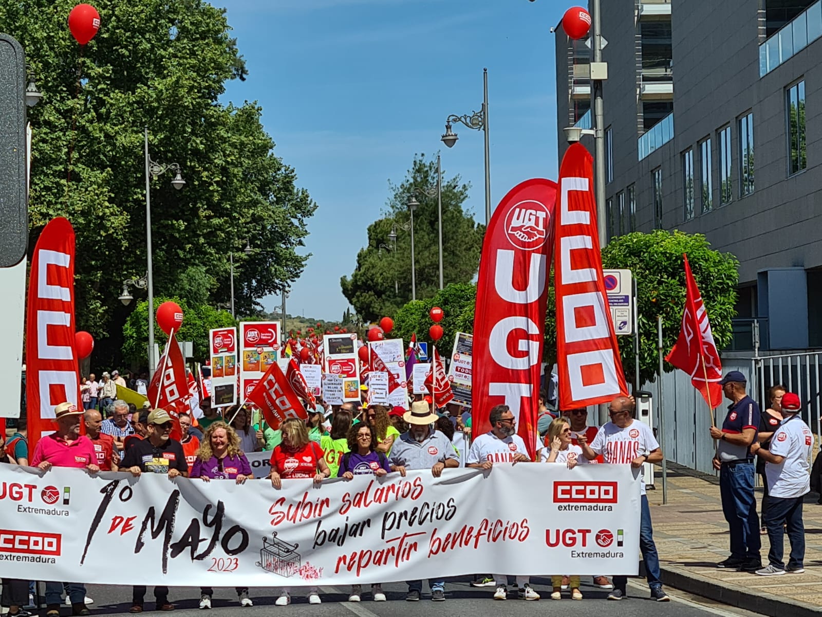 Manifestación Extremadura