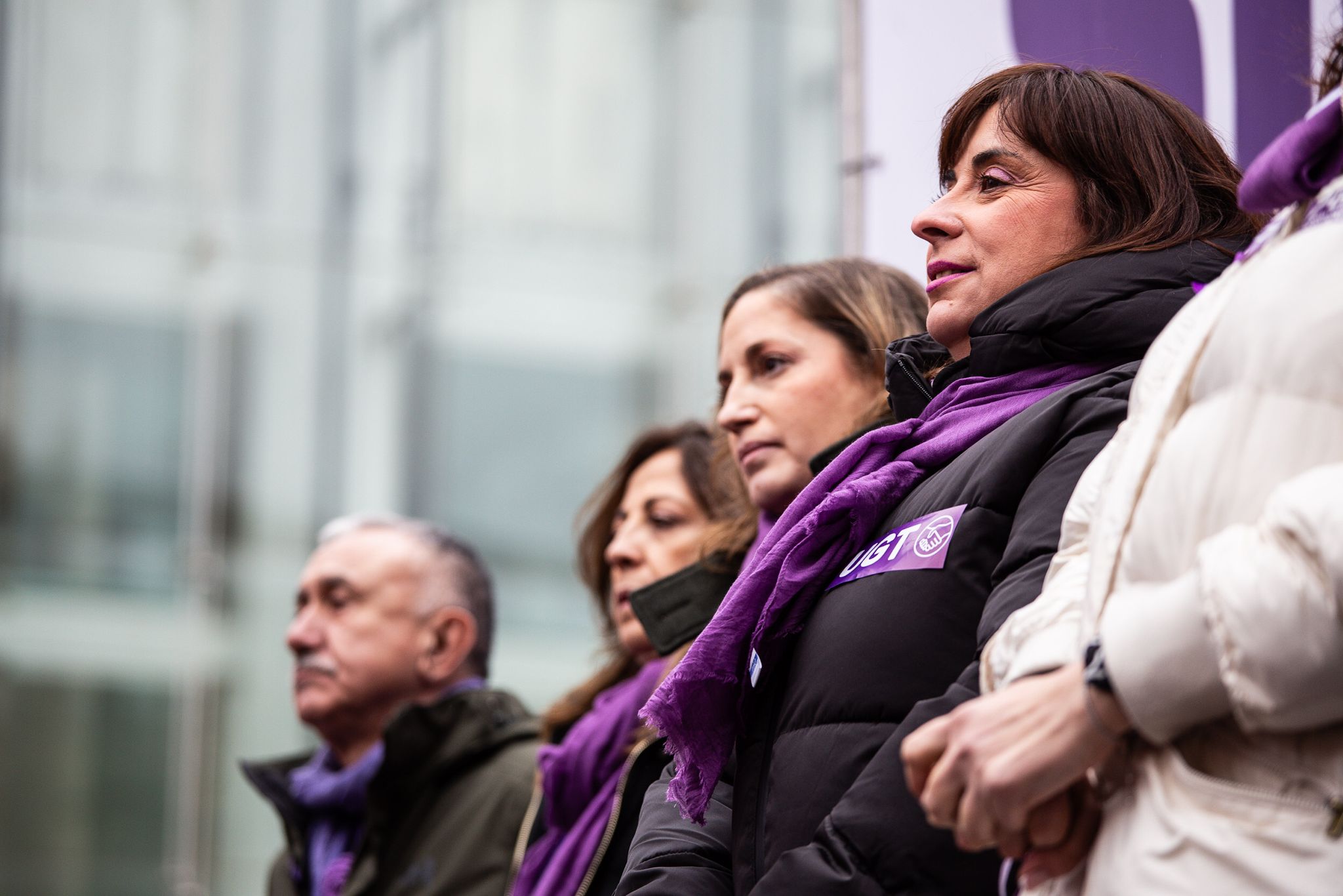 Pepe Álvarez, Sonia Álvarez, Marina Prieto y Cristina Antoñanzas